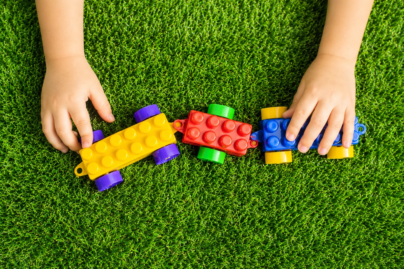 Education playground artificial grass — Guardian EYFS install